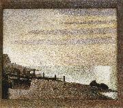 Georges Seurat Seine-s Dusk china oil painting reproduction